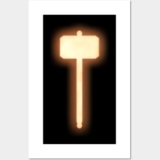 Spiritual Weapon (Orange Hammer) Posters and Art